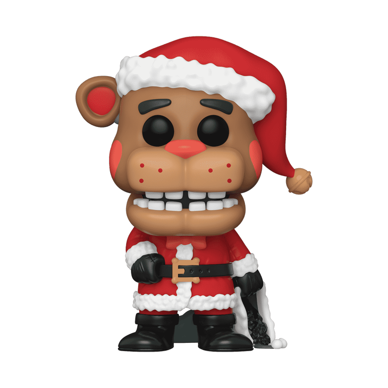 Pop! Santa Freddy from Five Nights at Freddy's, wearing a Santa suit